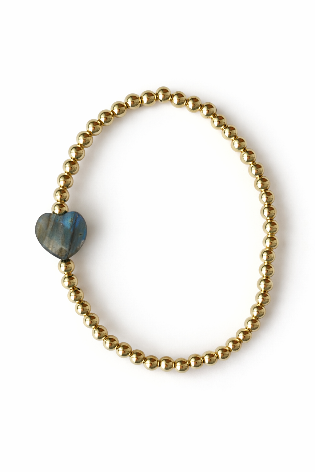 4mm Labradorite Transformation Bead Bracelet