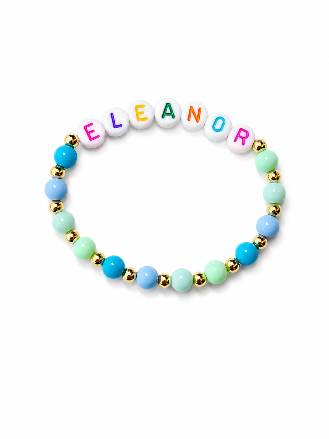 You Name It Acrylic Personalized Bead Bracelet