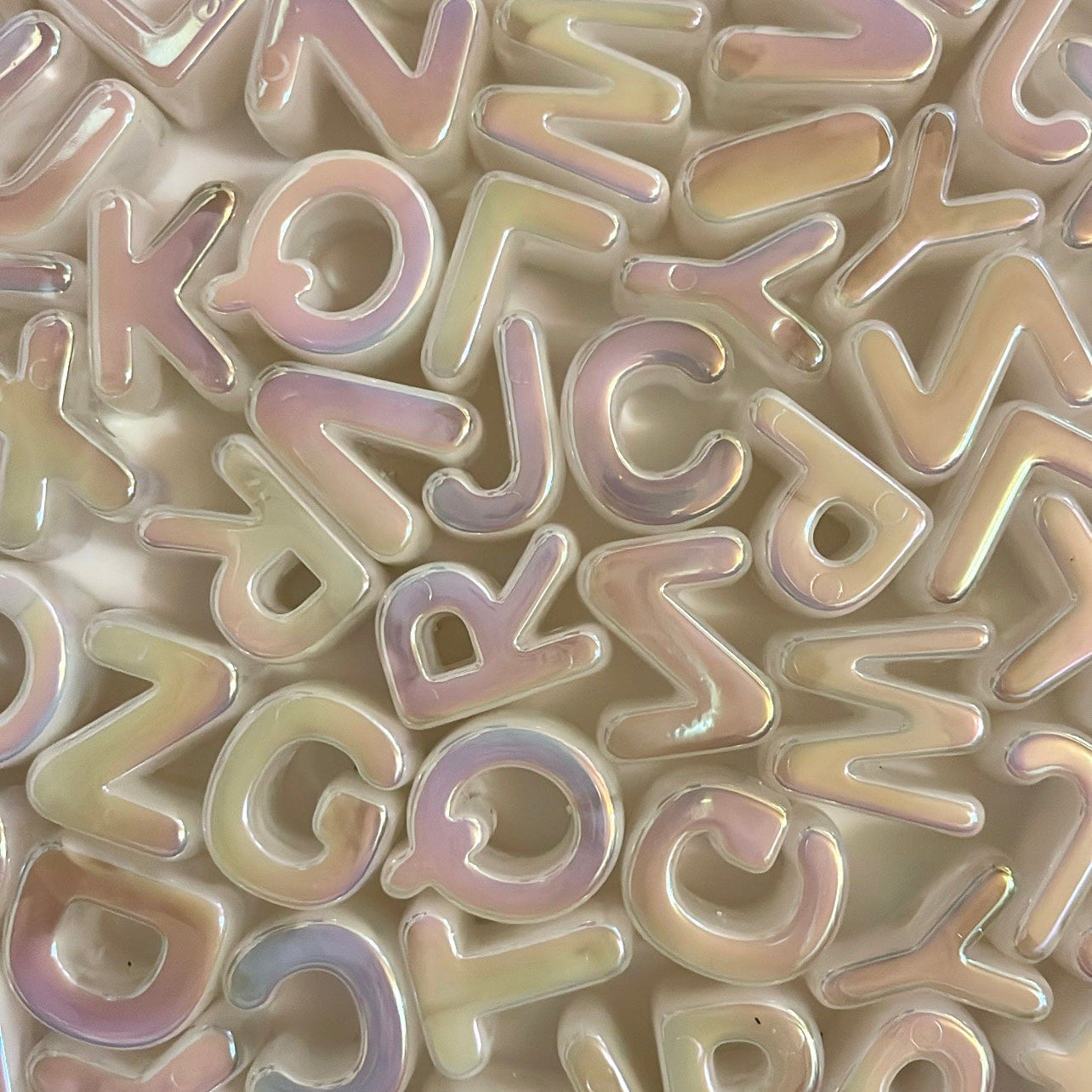 Large Acrylic Letter Bead