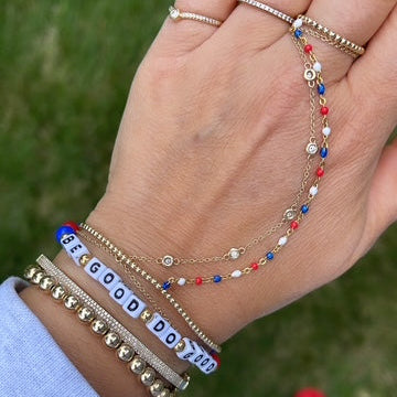 Bills Mafia Beaded Hand Chain