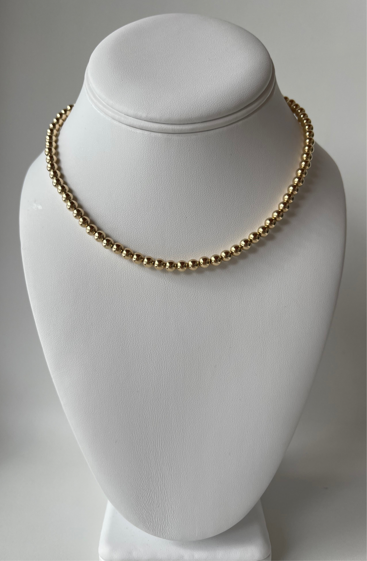 5mm Classic Beaded Necklace