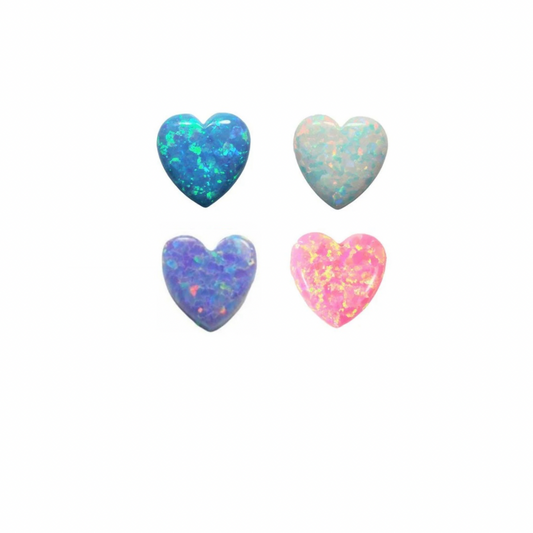 Large Opal Heart