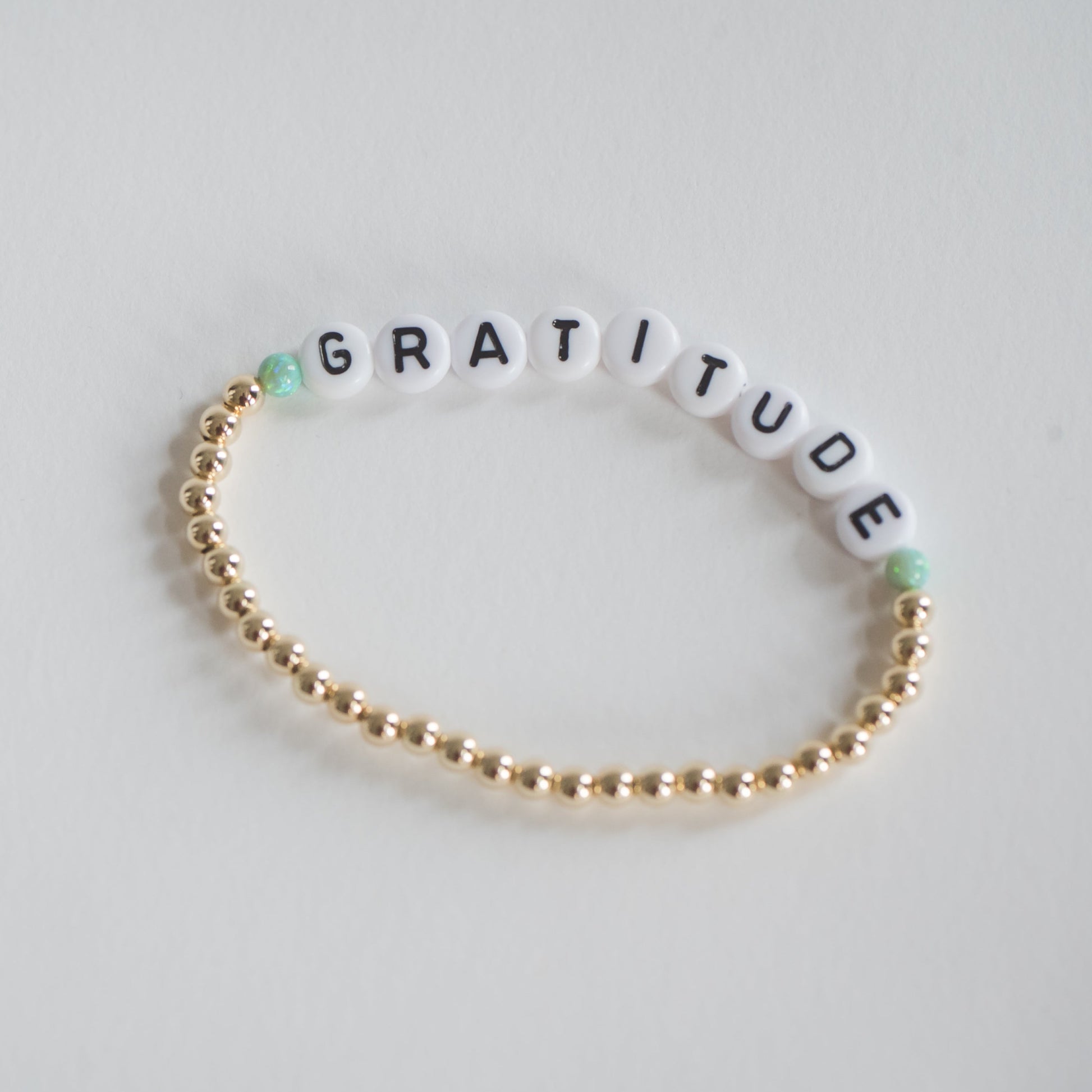4mm Affirmation - Personalized Bracelet Bizzy Beads, LLC