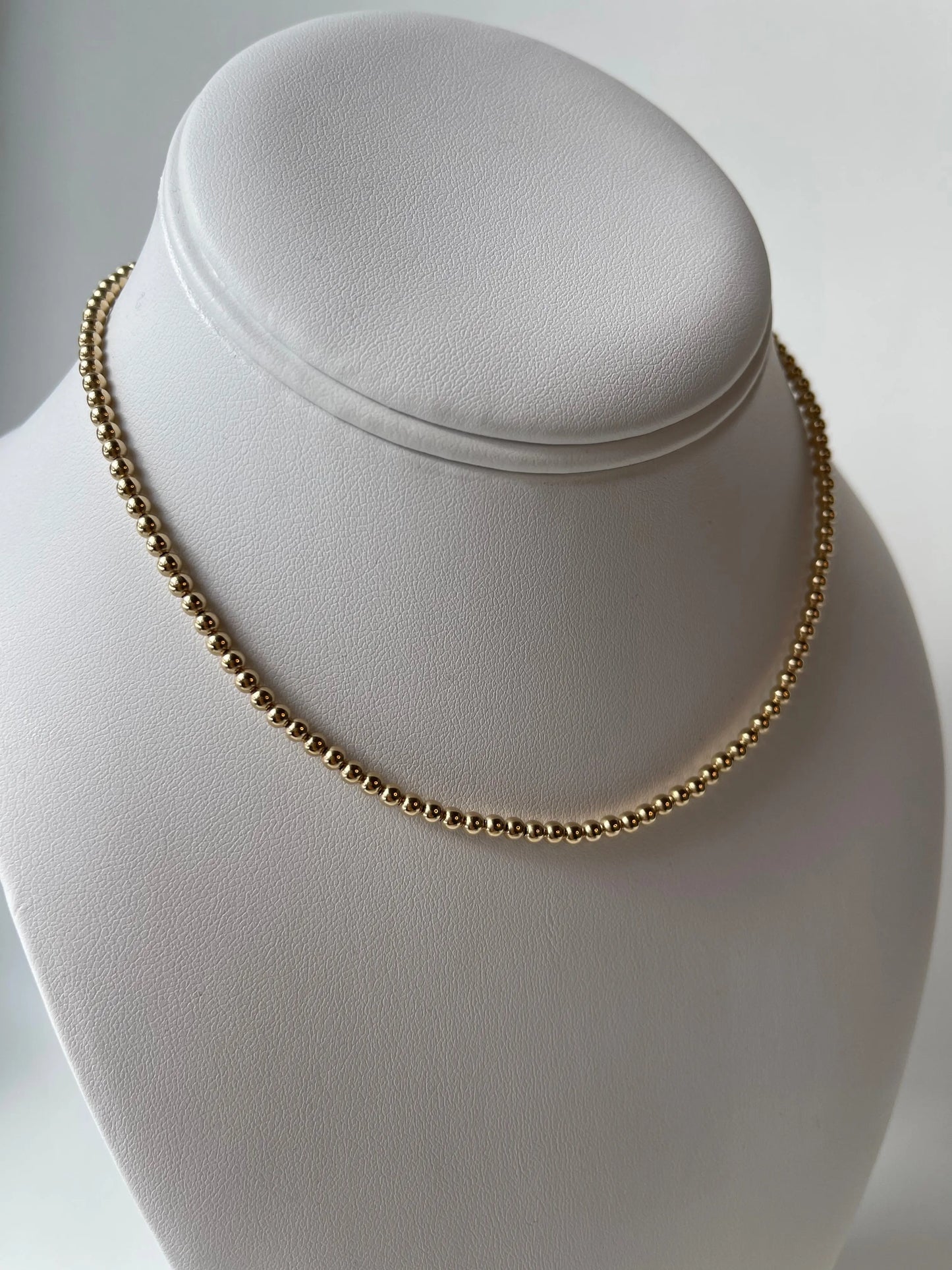 3mm Classic Necklace Bizzy Beads, LLC