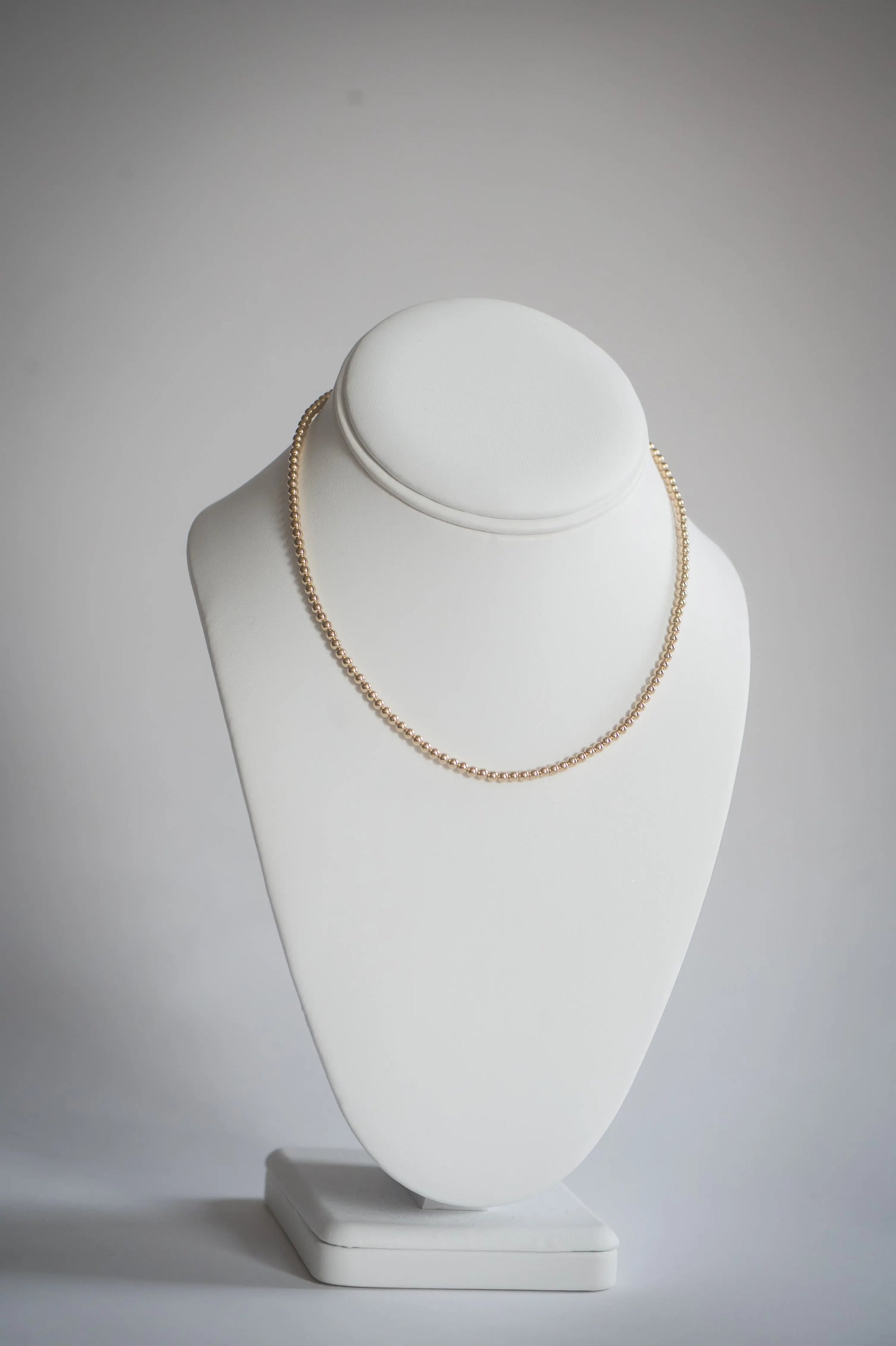 3mm Classic Necklace Bizzy Beads, LLC