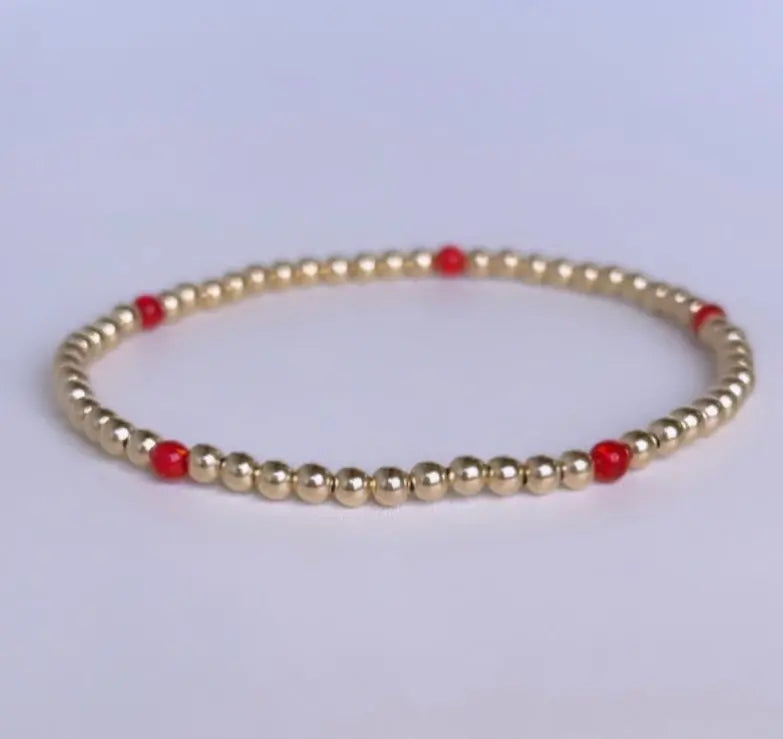 3mm Mini Opal Bracelet Bizzy Beads, LLC