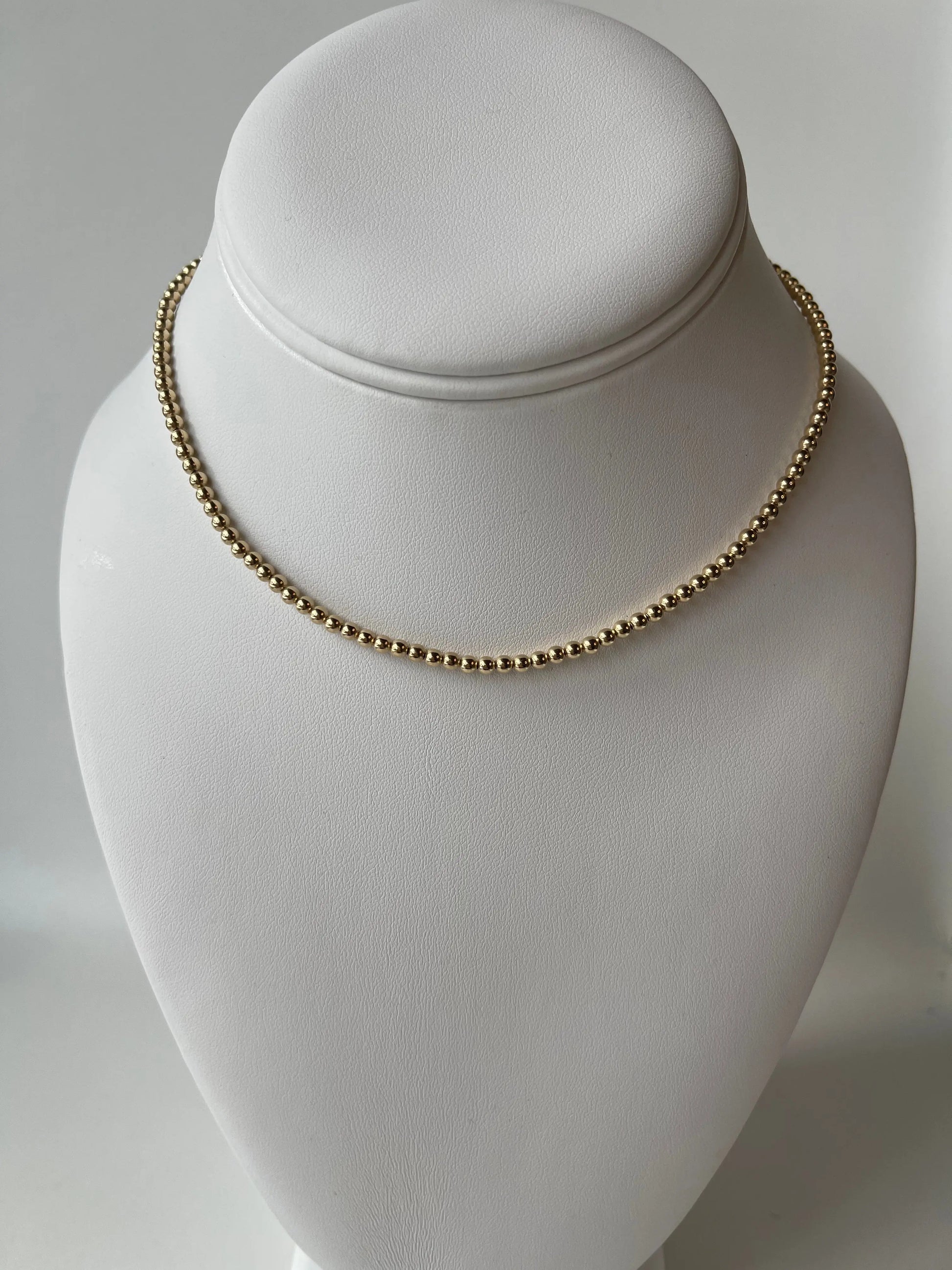 3mm Classic Necklace Bizzy Beads, LLC