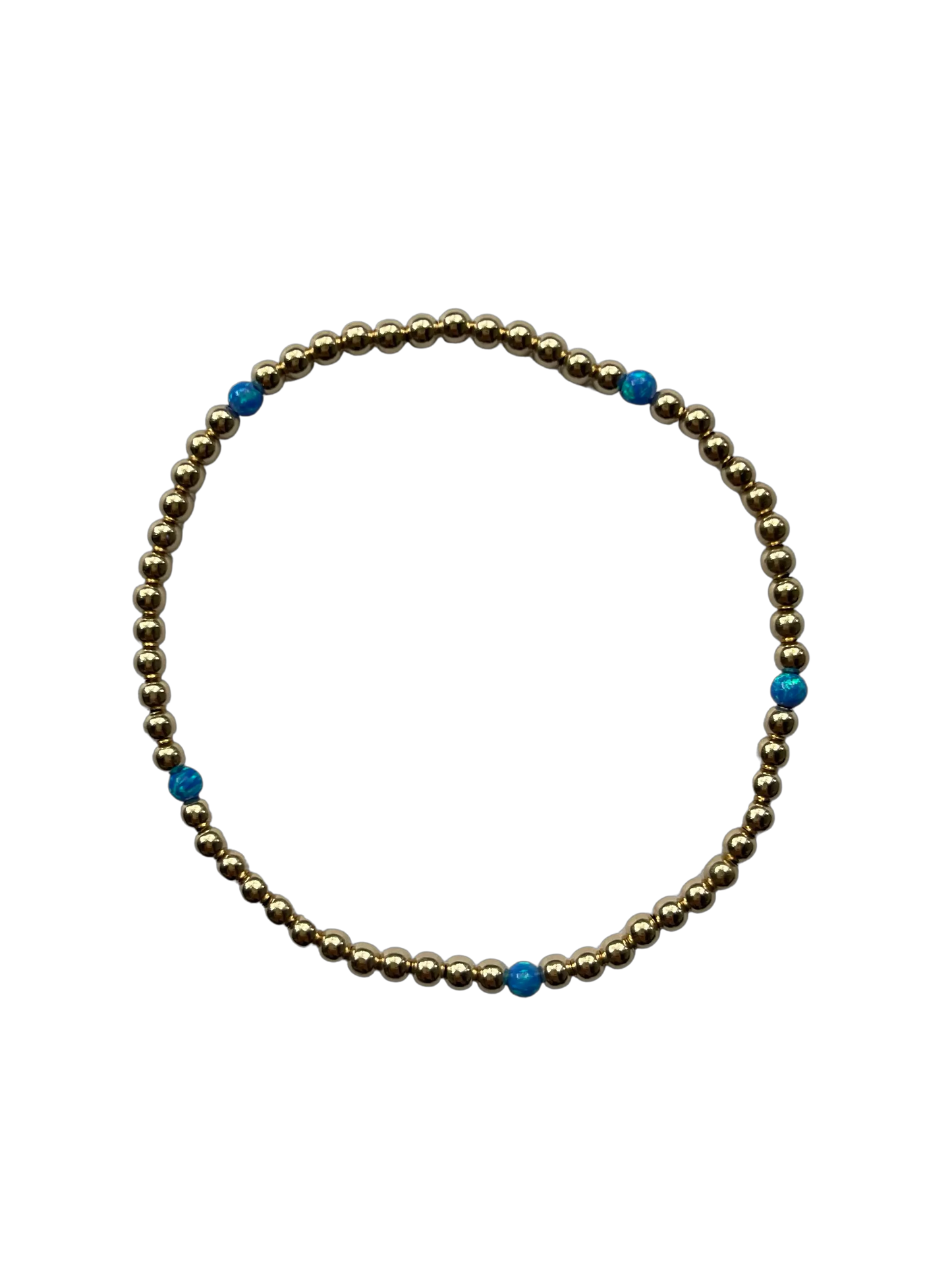 3mm Mini Opal Bracelet Bizzy Beads, LLC