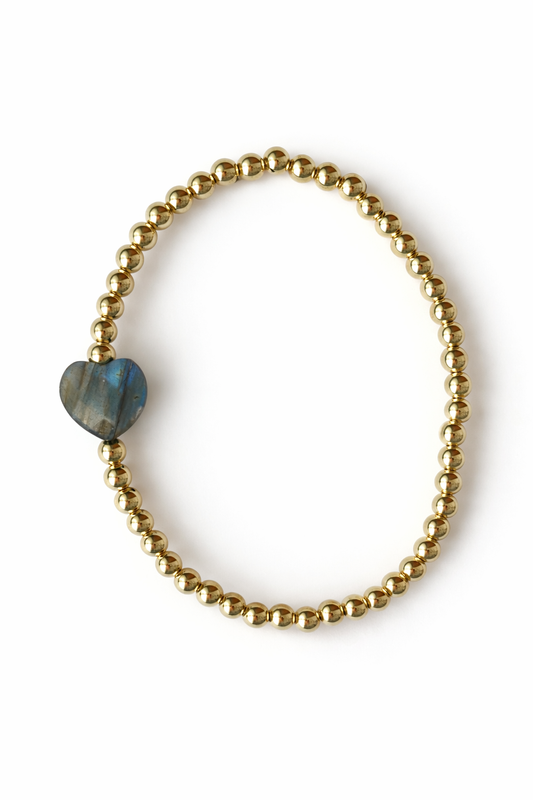 4mm Labradorite Transformation Bead Bracelet