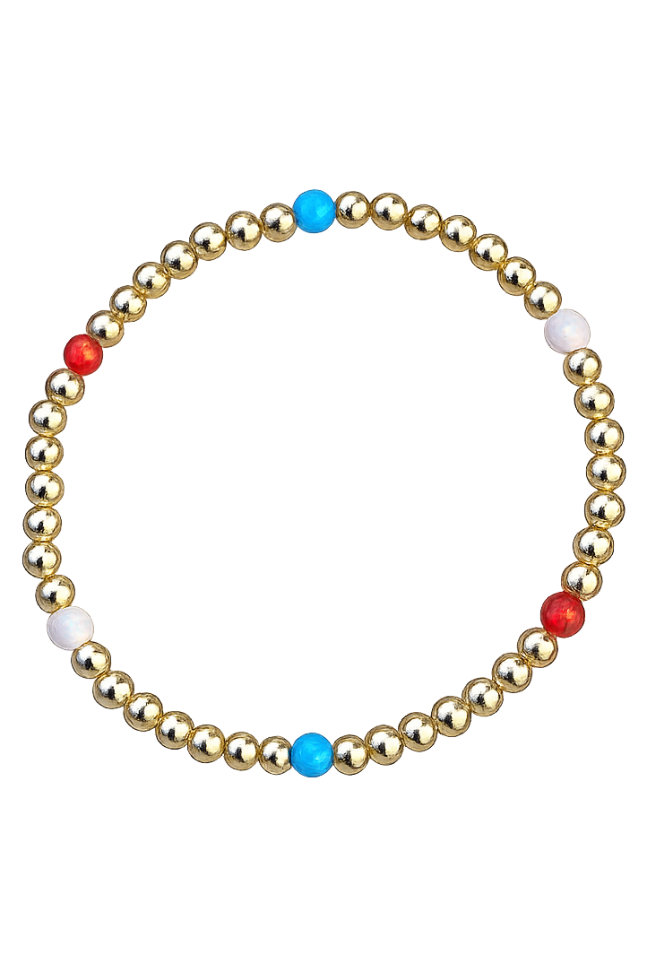 4mm Bills Mafia Opal Beaded Bracelet