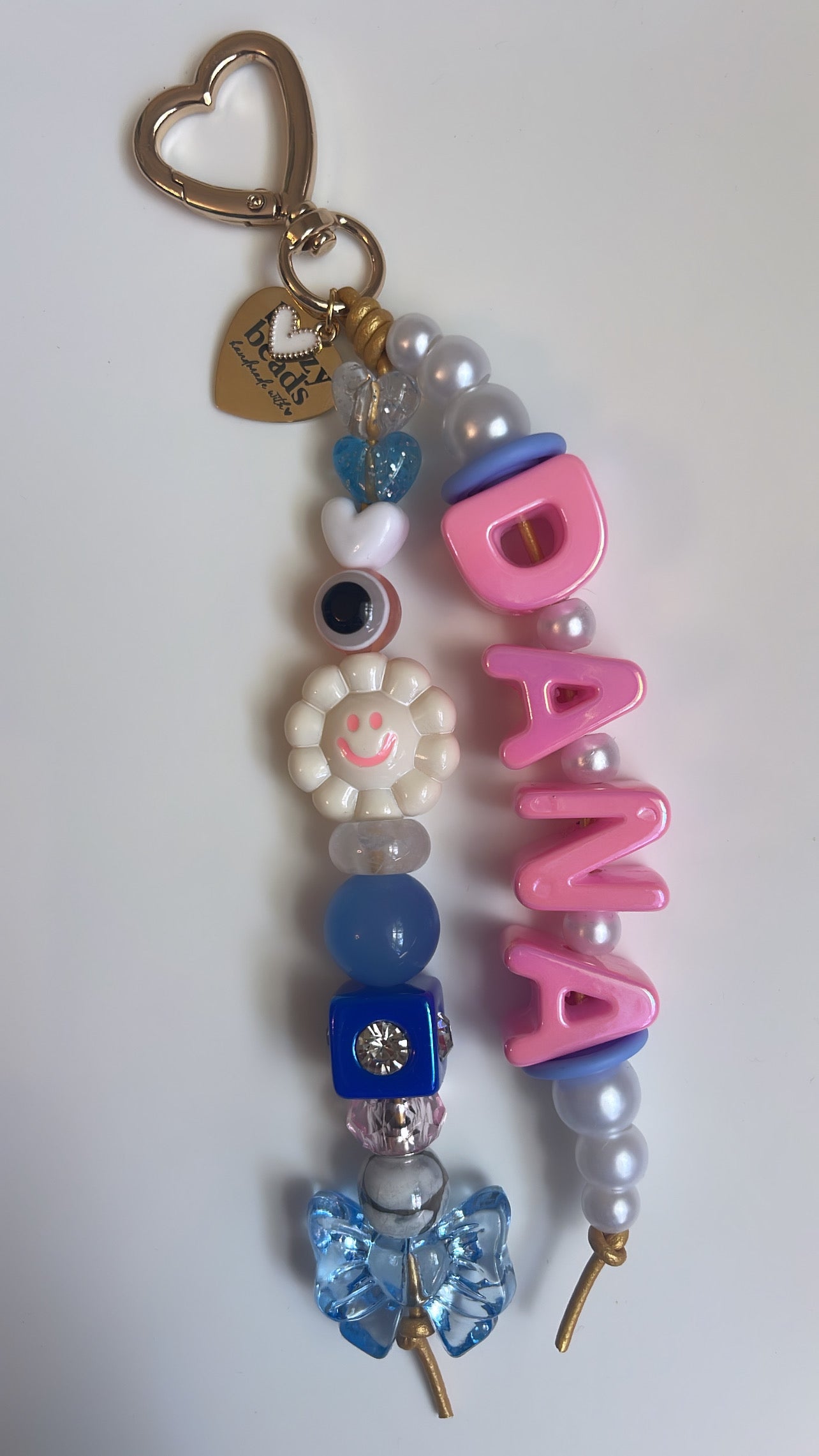 Leather Personalized Bag Charm