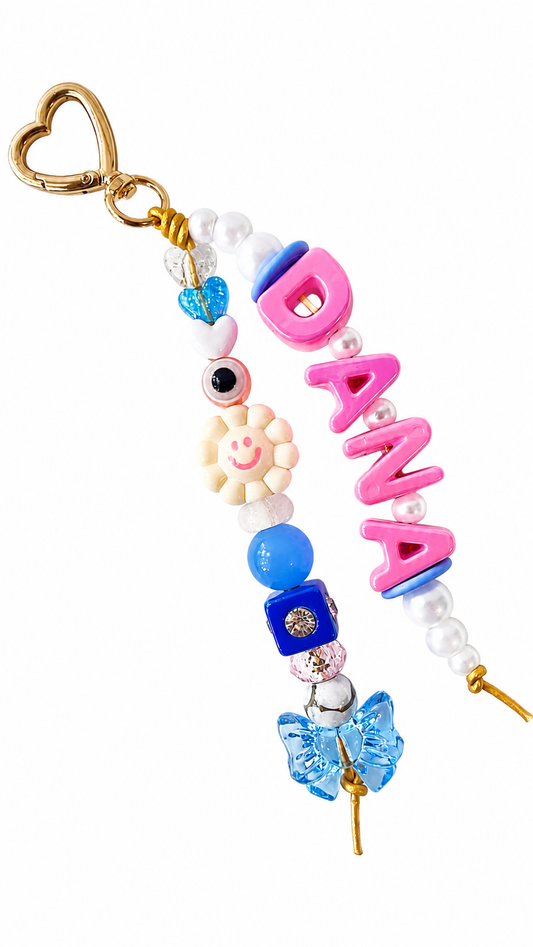 Leather Personalized Bag Charm