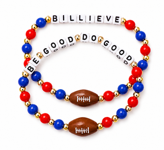 Personalized Buffalo Football Team Spirit Bracelet