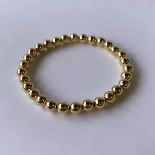 6mm Classic Bracelet Bizzy Beads, LLC