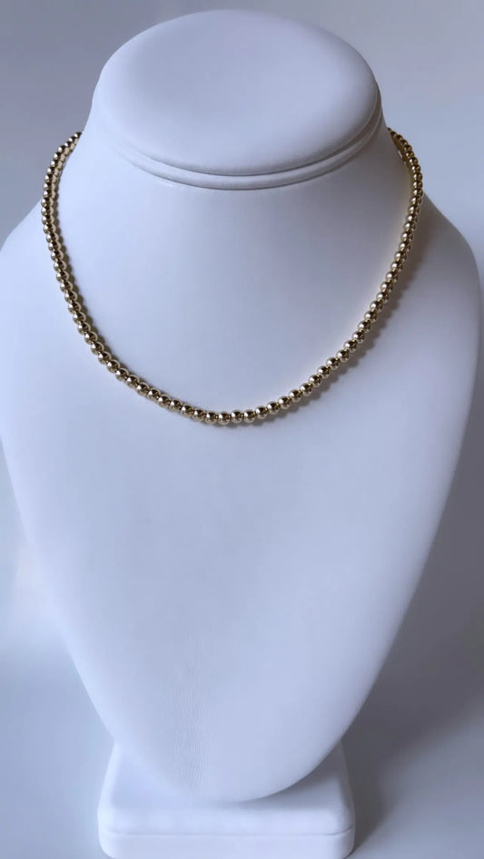 4mm Classic Necklace Bizzy Beads, LLC